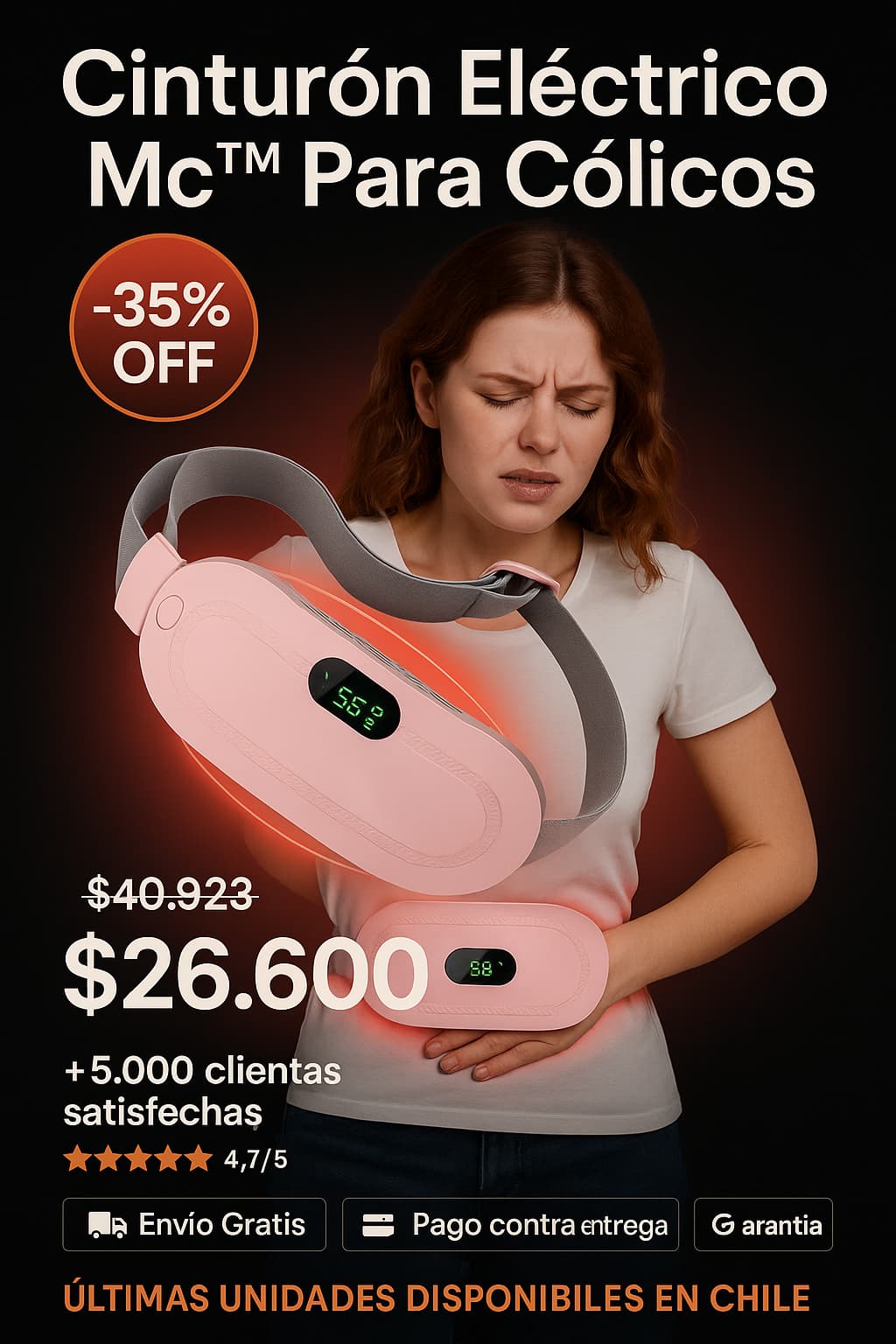 Cinturón Eléctrico Mc™ Para Cólicos 🎁-35% OFF