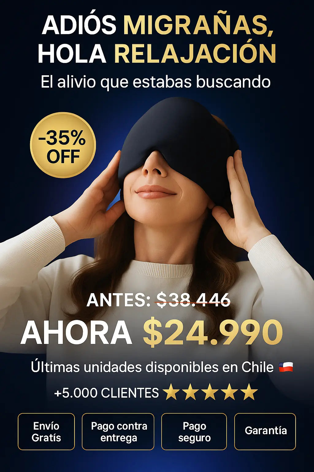 Gorro En Gel Terapéutico Anti Migraña 🎁-35%OFF