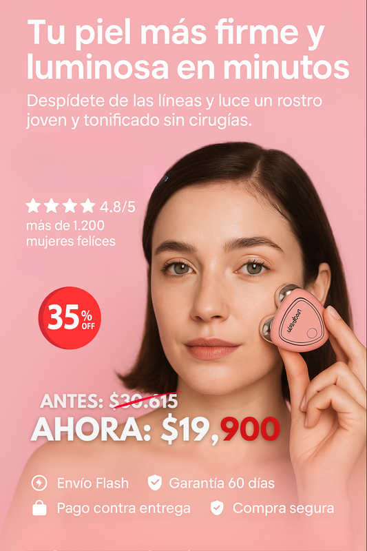 Masajeador Facial Con Microcorriente 🎁-35% OFF