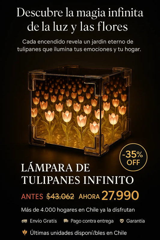 InfinityLove™ I Lámpara de Tulipanes