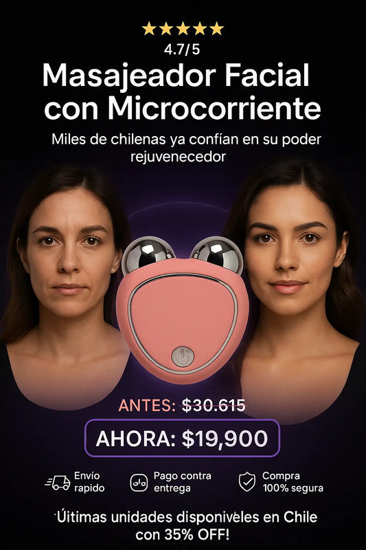 Masajeador Facial Con Microcorriente 🎁-35% OFF