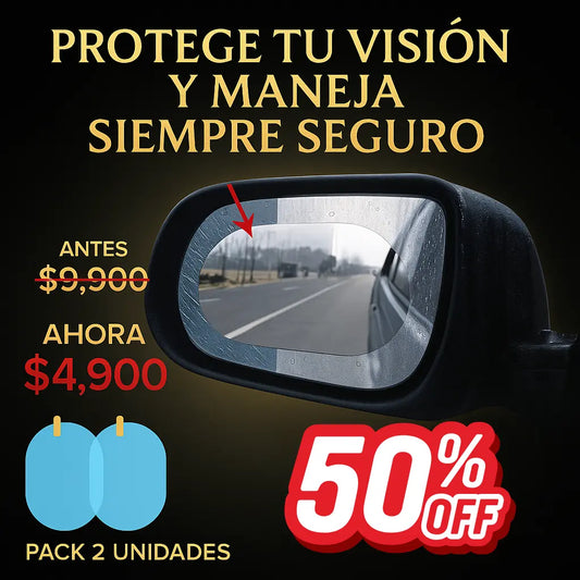 Pack Lamina Anti empañantes Espejo Auto 🎁50%OFF