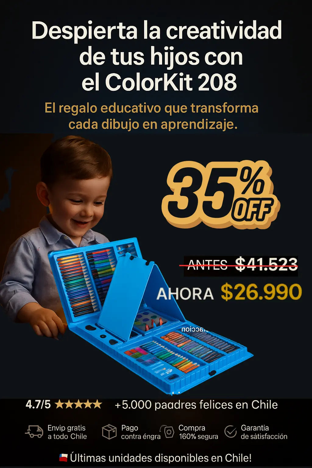 Colorkit 208 Maletin De Colores 🎁-35% OFF